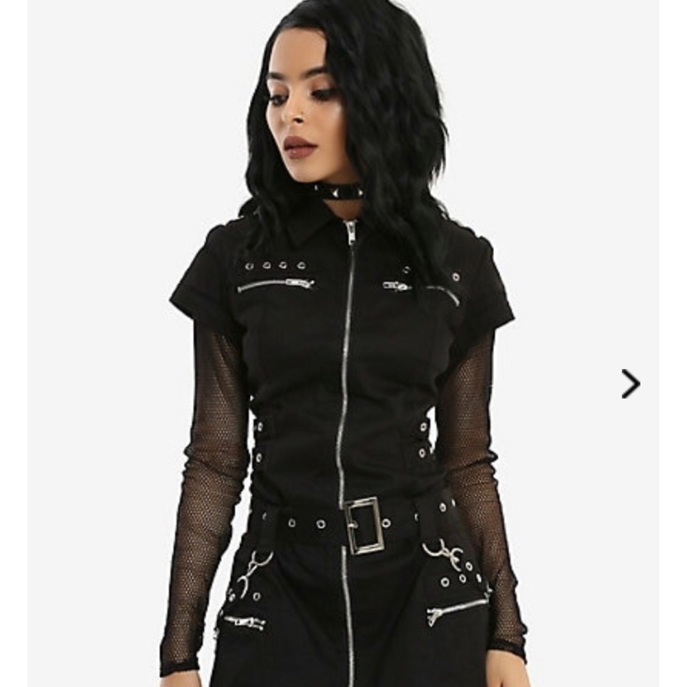 Hearts & Roses Zipper Bondage Dress